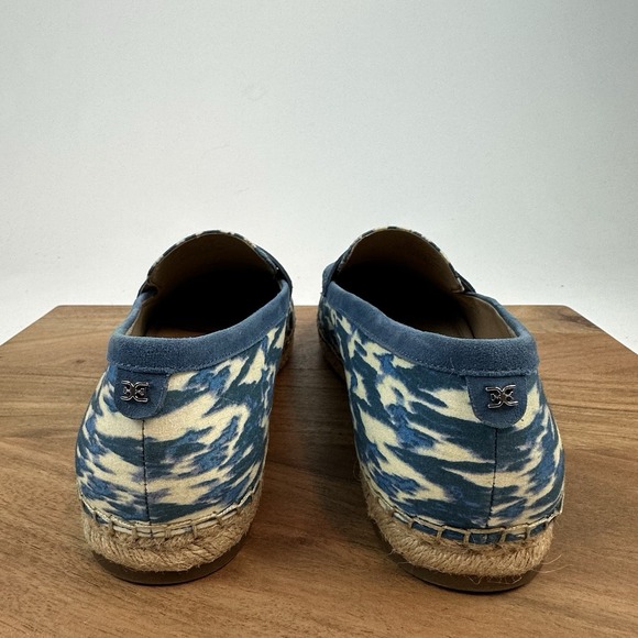 New $130 Womens‎ Sam Edelman Kai 2 Blue Espadrille Loafer Shoe Size 10 M - Picture 6 of 8